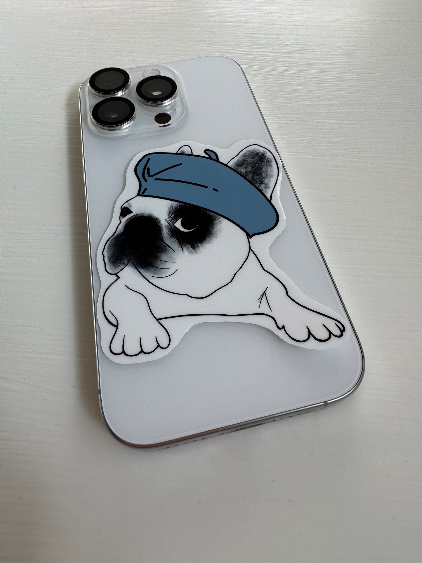 Vinyl Sticker - Très Chic Frenchie