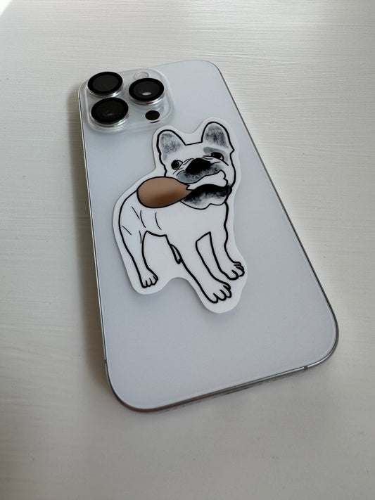 Vinyl Sticker - The Snack Thief Frenchie