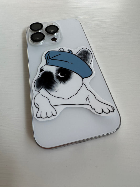 Vinyl Sticker - Très Chic Frenchie