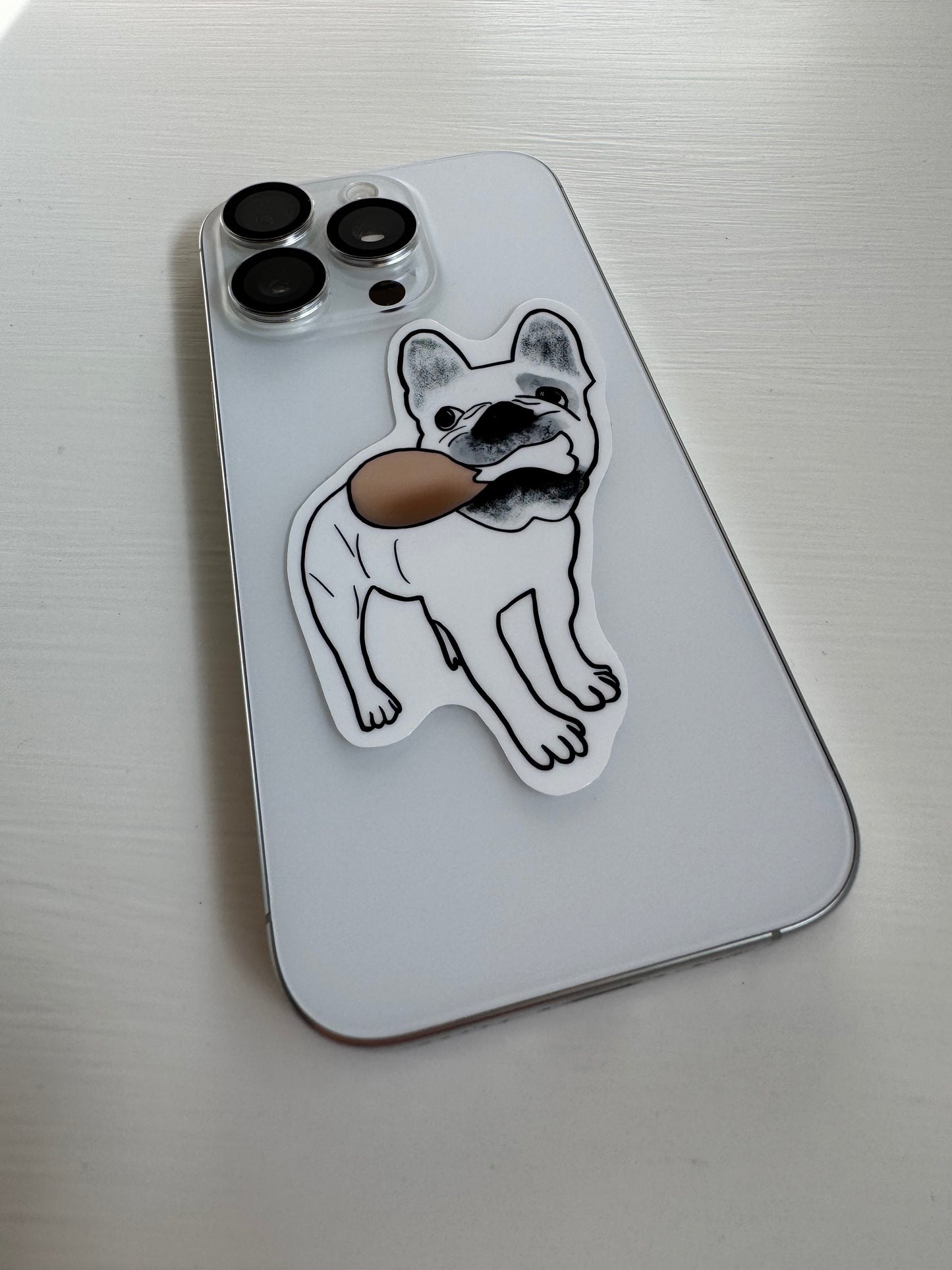 Vinyl Sticker - The Snack Thief Frenchie