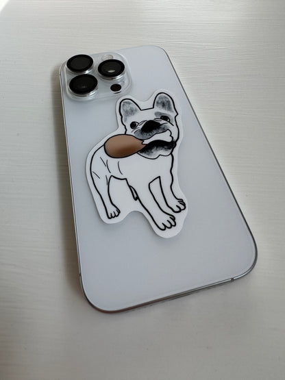 Vinyl Sticker - The Snack Thief Frenchie