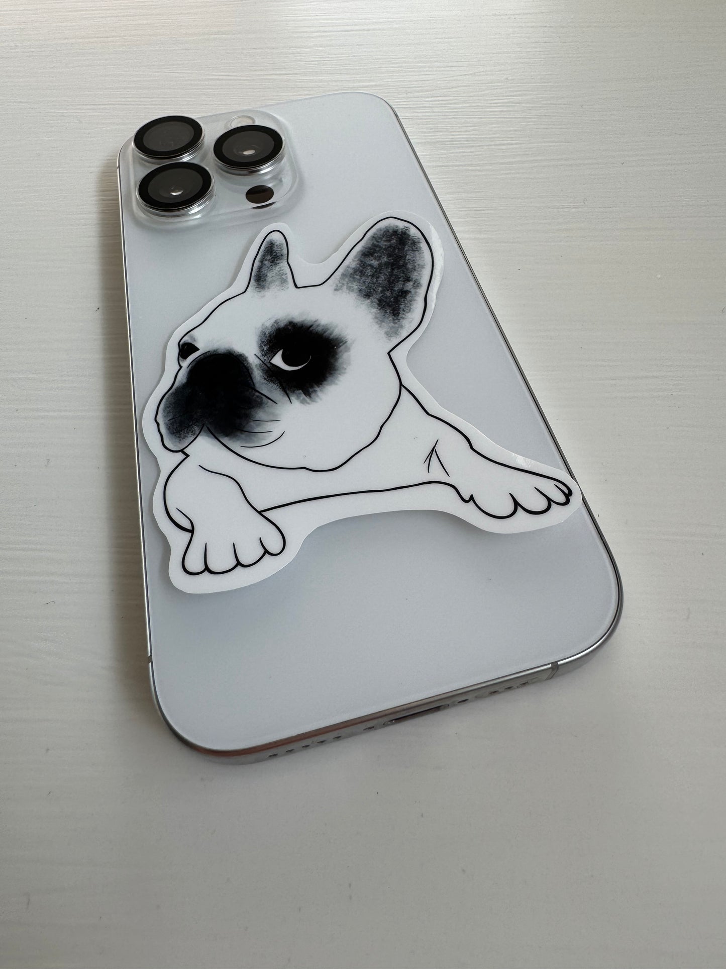 Vinyl Sticker - Guilty But Innocent Frenchie
