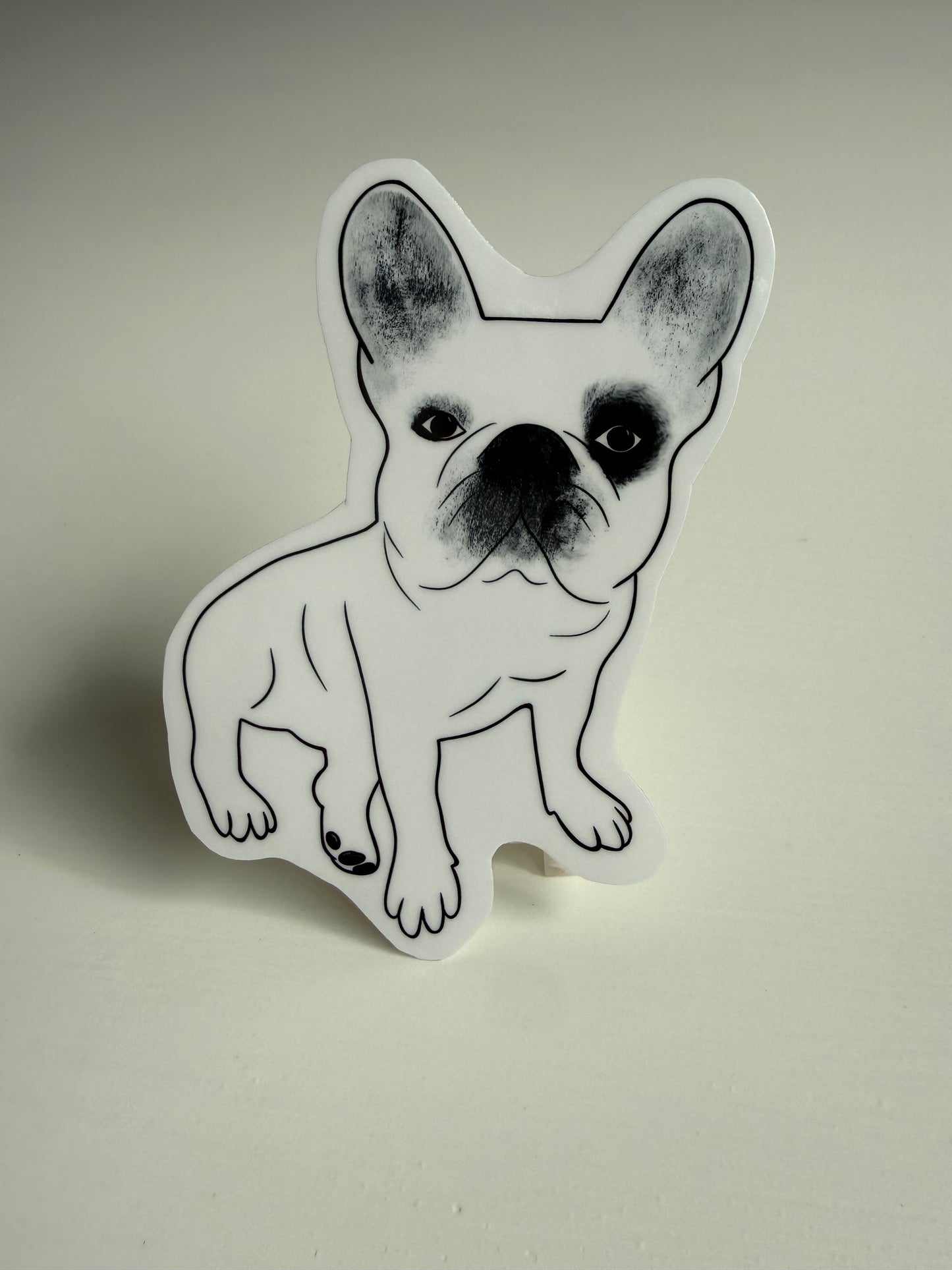 Vinyl Sticker - "I'm Waiting" Frenchie