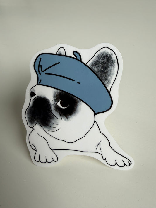 Vinyl Sticker - Très Chic Frenchie