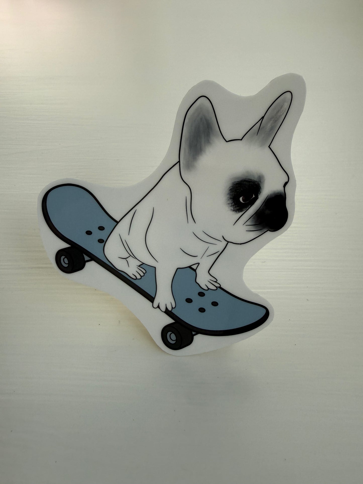 Vinyl Sticker - Skateboarder Frenchie